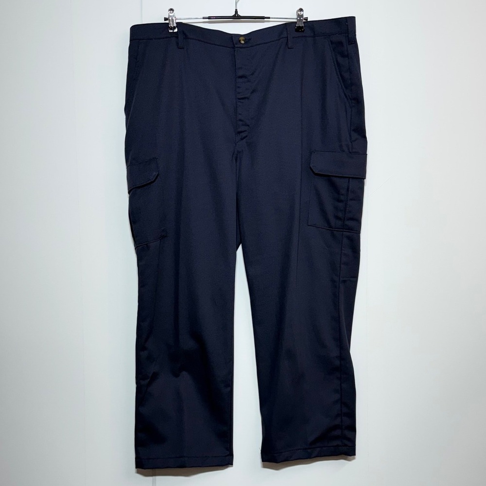 Red Kap Cargo Pants Men 44x30 Navy Blue Cotton Workwear PC76NV9 Utility Straight